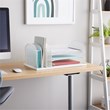Safco Onyx Steel Metal Desk Organizer in White Finish