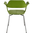 Safco Bandi Shell Stacking Chair in Green (Set of 2)