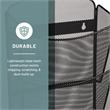 Safco 10-Pocket Black Onyx Magazine Rack