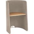 Safco Roam Modern Engineered Wood Workstation with Steel Tube Frame in Dark Gray