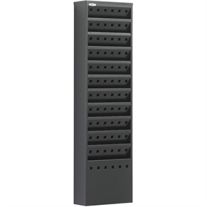 Safco 11-Pocket Steel Magazine Rack in Black