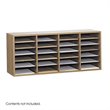 3 Piece Set Student Desk with Book Box and File Organizer and Chair