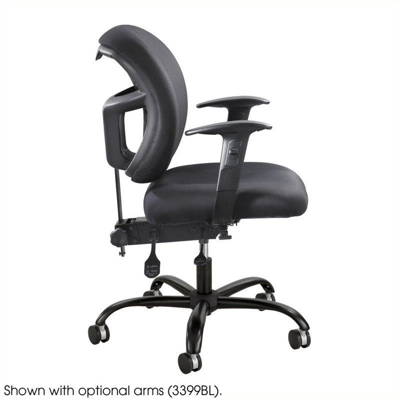Safco Adjustable Height Workstation with Printer Stand and Task Chair