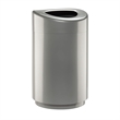 Safco Products Open Top Trash Receptacle with Liner 9920BL Black