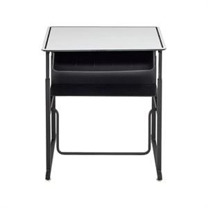 Safco Products Alpha Better Adjustable Height Black Desk 1204GR