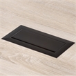Safco Metal Power Module with 2 Power and 2 USB Outlets in Black