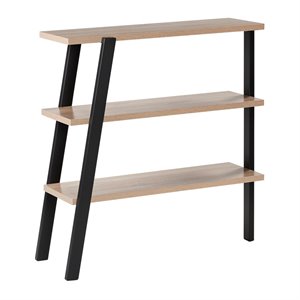 Mirella 3 Shelf Bookshelf in Sand Dune
