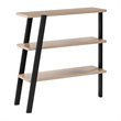 Mirella 3 Shelf Bookshelf in Sand Dune