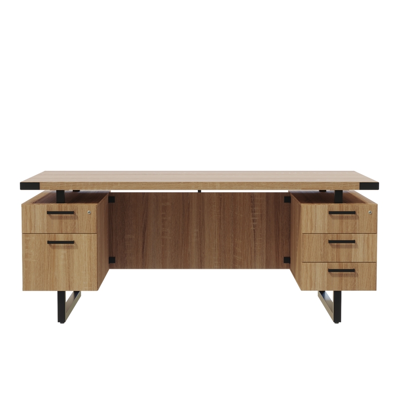 Mirella Free Standing Desk BBB-BF in Sand Dune