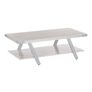 Mirella Coffee Table in White Ash