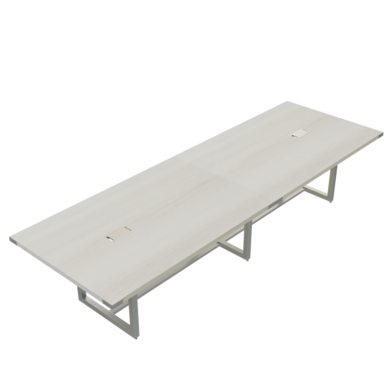 Mirella Conference Table Sitting Height - 12' White Ash