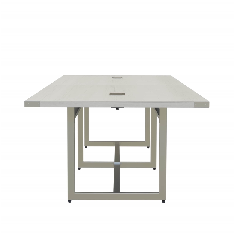 Mirella Conference Table Sitting Height - 12' White Ash