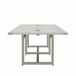 Mirella Conference Table Sitting Height - 12' White Ash