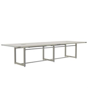 Mirella Conference Table Sitting Height - 12' White Ash