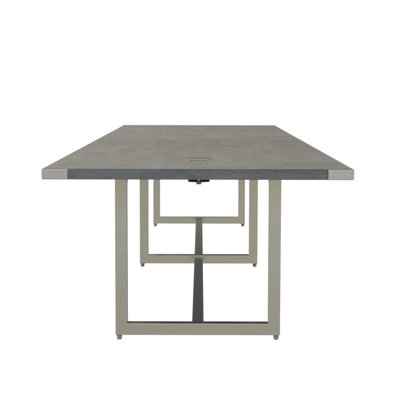 Mirella Conference Table Sitting Height - 16' Stone Gray
