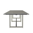 Mirella Conference Table Sitting Height - 16' Stone Gray