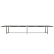 Mirella Conference Table Sitting Height - 16' Stone Gray