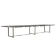 Mirella Conference Table Sitting Height - 16' Stone Gray