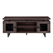 Mirella Low Wall Cabinet Glass Doors in Southern Tobacco