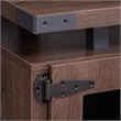 Mirella Low Wall Cabinet Glass Doors in Southern Tobacco