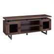 Mirella Low Wall Cabinet Glass Doors in Southern Tobacco