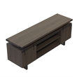 Mirella Low Wall Cabinet Wood Doors in Southern Tobacco