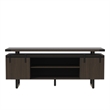 Mirella Low Wall Cabinet Wood Doors in Southern Tobacco
