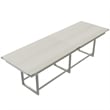 Mirella Conference Table Standing Height - 12' White Ash