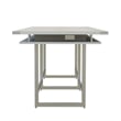 Mirella Conference Table Standing Height - 12' White Ash