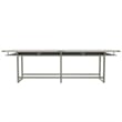 Mirella Conference Table Standing Height - 12' White Ash