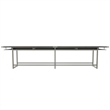 Mirella Conference Table Standing Height - 16' Stone Gray