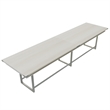 Mirella Conference Table Standing Height - 16' White Ash
