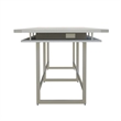 Mirella Conference Table Standing Height - 16' White Ash