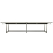 Mirella Conference Table Standing Height - 16' White Ash