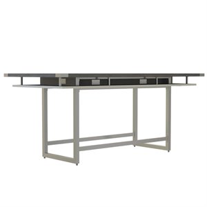 Mirella Conference Table Standing Height - 8' Stone Gray