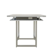 Mirella Conference Table Standing Height - 8' White Ash