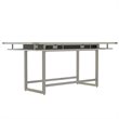 Mirella Conference Table Standing Height - 8' White Ash