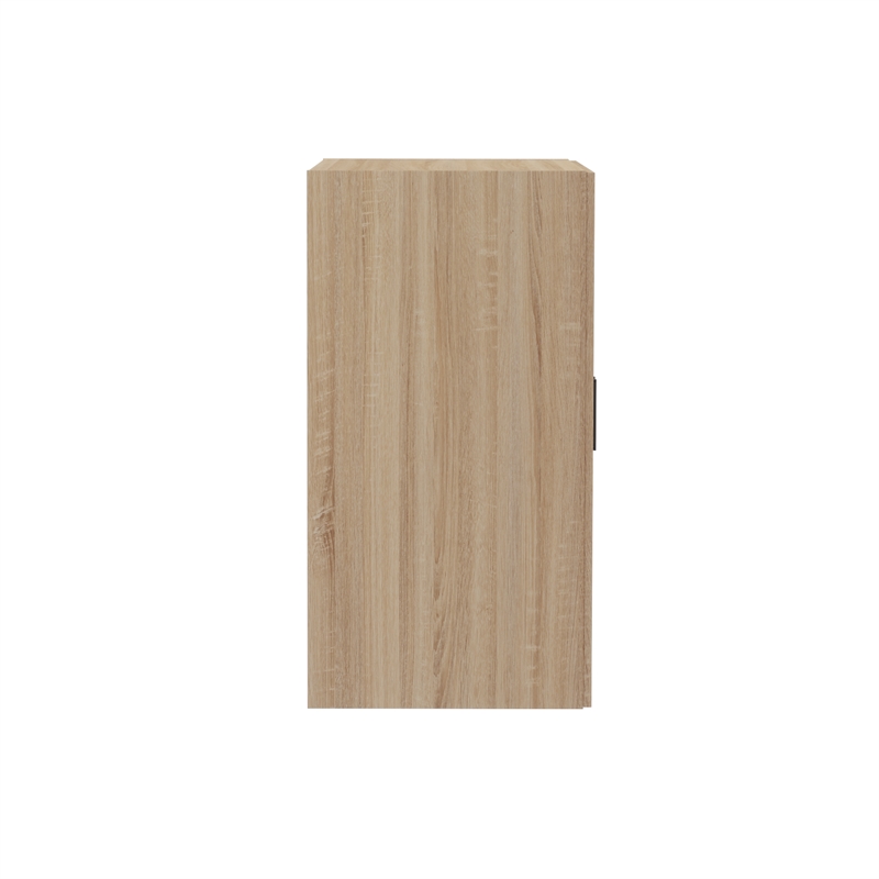 Safco Mirella Modern Wood Storage Cabinet in Sand Dune Beige