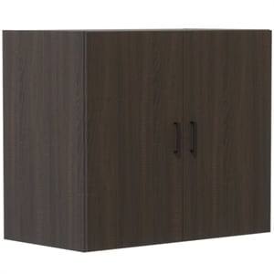 Safco Mirella 38&quotH Modern Wood Storage Cabinet in Southern Tobacco
