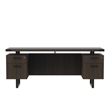 Safco Mirella Modern Wood Free Standing Credenza in Southern Tobacco