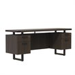 Safco Mirella Modern Wood Free Standing Credenza in Southern Tobacco