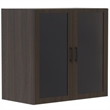 Safco Mirella Modern Wood Display Cabinet in Southern Tobacco