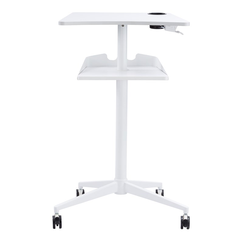 Safco Products 1944 VUM Pneumatic Height-Adjustable Stand-Up Mobile Workstation