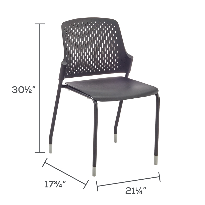 Next Stack Chairs(4) in Black - 19.75