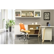 Safco Resi Modern Wood Storage Cabinet With Laminate Doors in White