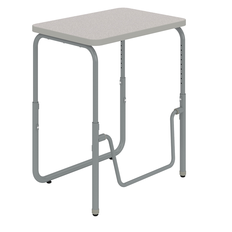 AlphaBetter 2.0 Height Adjustable Student Desk Pendulum Bar in Gray