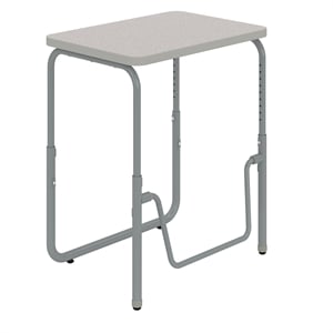 AlphaBetter 2.0 Height Adjustable Student Desk Pendulum Bar in Gray