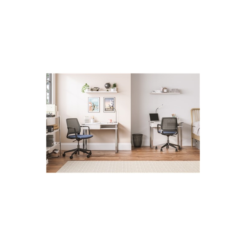 Safco Products Mirella SOHO Desk with Drawer White Ash