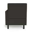 Safco Movvi single seat left arm slate fabric