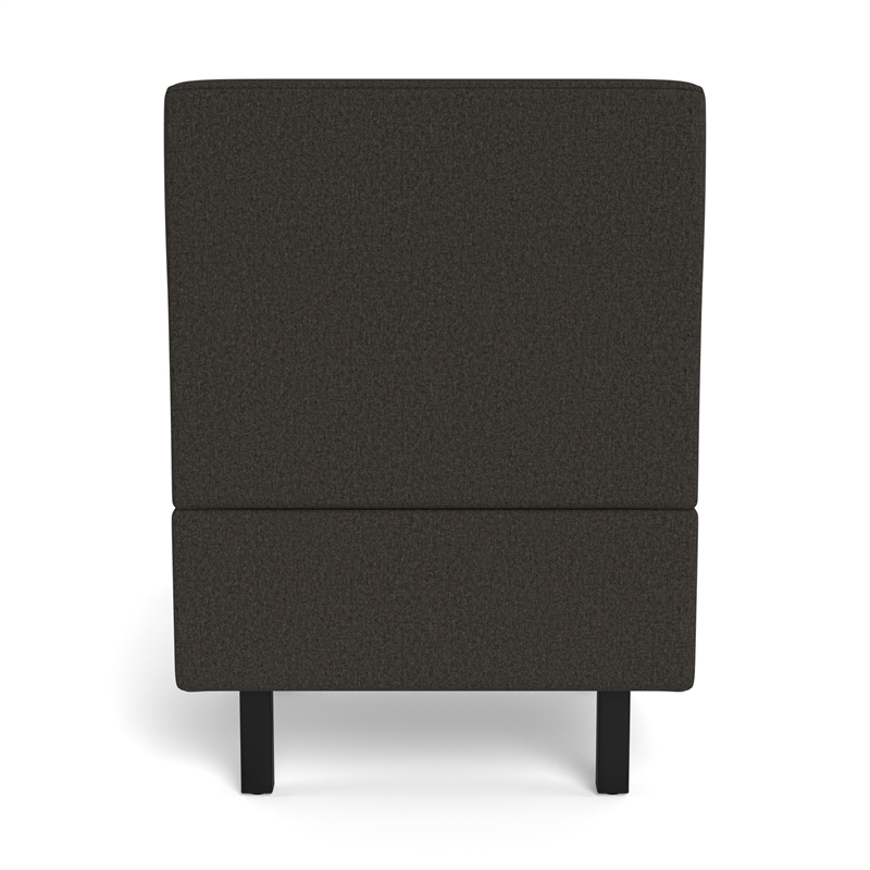 Safco Movvi single seat no arm slate fabric